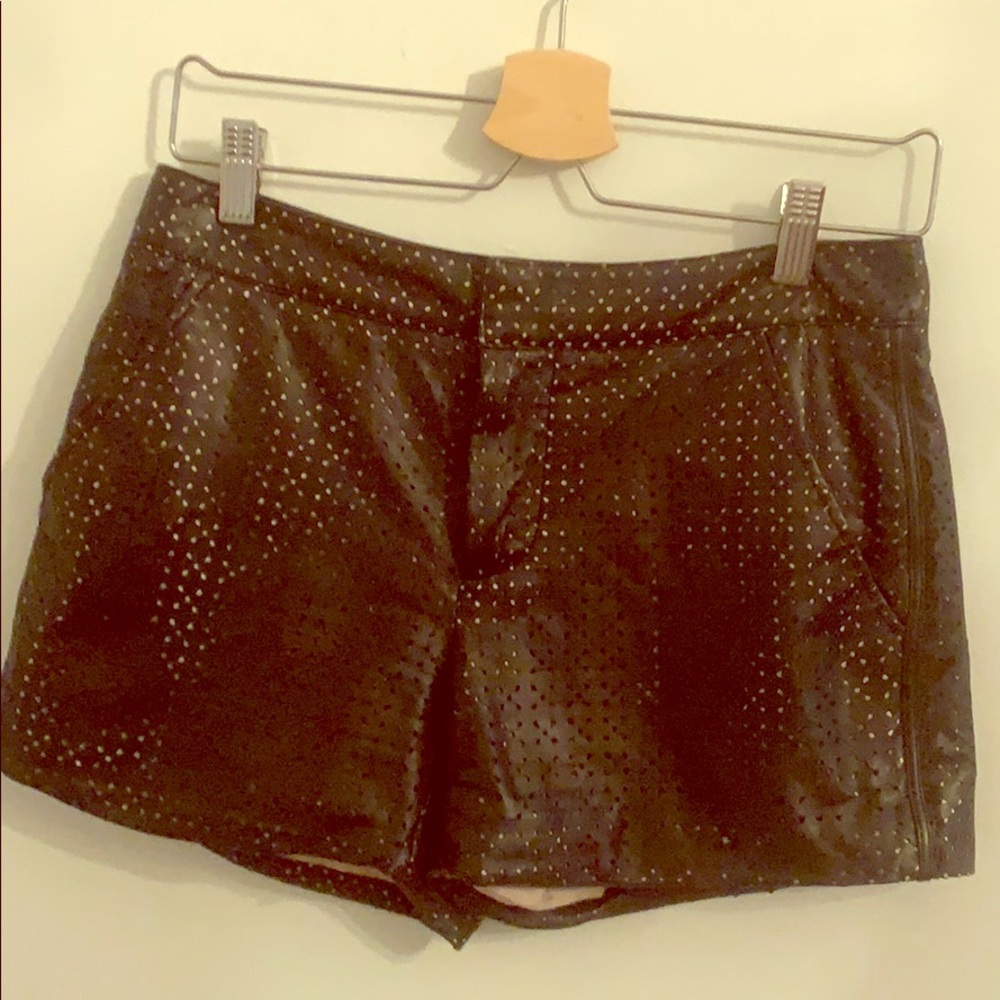 Marc by Marc Jacobs leather shorts